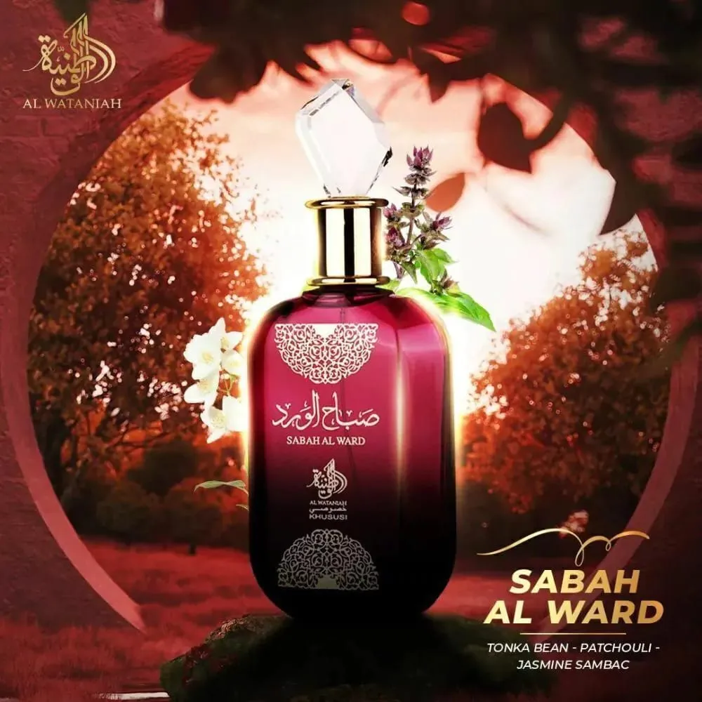 Al Wataniah Sabah Al Ward Eau de Parfum Feminino 100ml